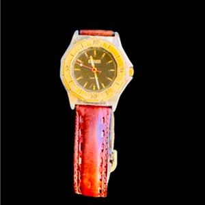 Gitano Watch with Genuine Leather Band